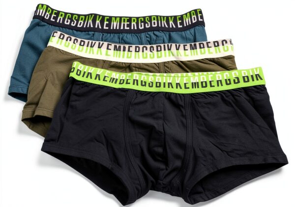 Boxer Uomo Bikkembergs Confezione 3 Capi Elastico a Vista Cotone Elasticizzato Underwear Articolo BKK52UTR27TR-0