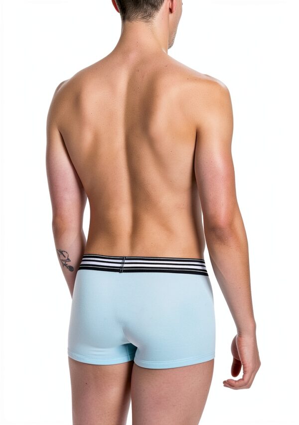 Boxer Bikkembergs Uomo Cotone Elasticizzato Pacco da 2 Turchese/Nero-1