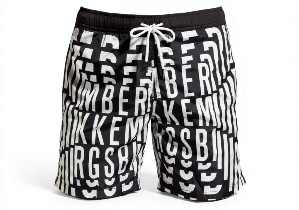 Boxer mare BIKKEMBERGS nero uomo - taglio classico, poliestere-3