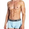 Boxer Bikkembergs Uomo Cotone Elasticizzato Pacco da 2 Turchese/Nero-0