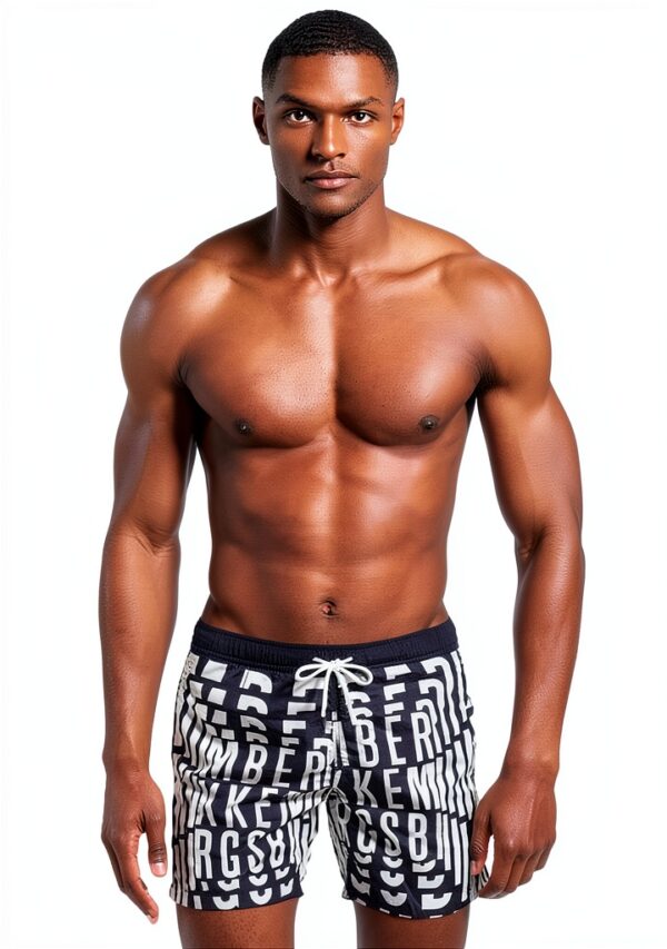 Boxer mare BIKKEMBERGS nero uomo - taglio classico, poliestere-0