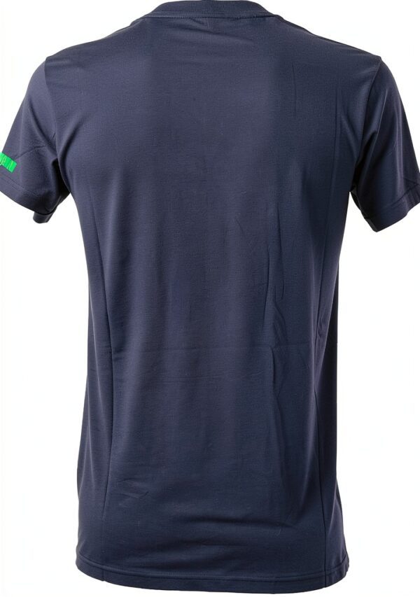 T Shirt Uomo Bikkembergs Girocollo Cotone Stampa BKK25MTS01 Navy-3