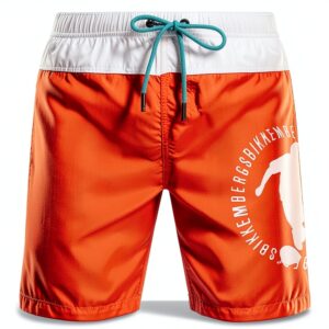 Bikkembergs BOXER MARE BIANCOARANCIO-0