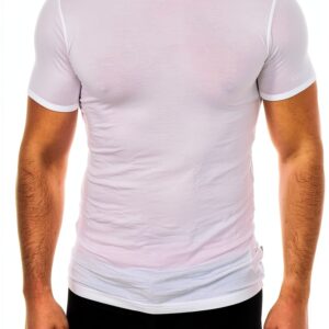 Bikkembergs T-Shirt a Maniche Corte in bambù Uomo Modello BKK1UTS03SI-0