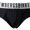 Slip Uomo Bikkembergs Confezione 3 Pezzi Mutande Elastico a Vista Cotone Elasticizzato Underwear Articolo BKK1USP01TR TRIPACK-1