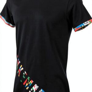 T-Shirt Uomo Maglietta Manica Corta Girocollo Olympic Print Bikkembergs Articolo VBKT04843-0