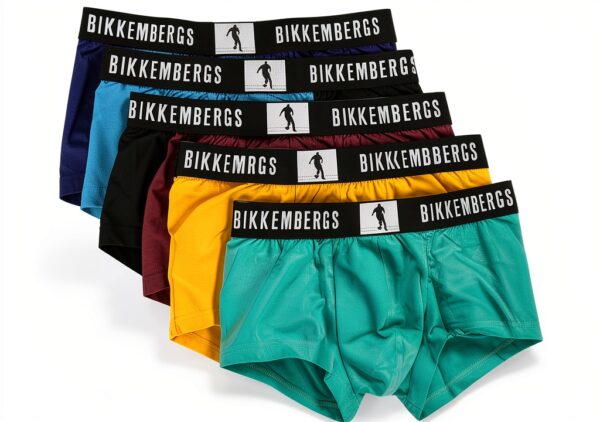 Boxer Uomo Bikkembergs Confezione 6 Capi Elastico a Vista Parigamba-0