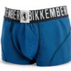 Boxer Uomo Bikkembergs Confezione 2 Boxer Cotone elesticizzato Elastico a Vista Underwear Articolo BKK1UTR06BI BI Pack Trunk-2