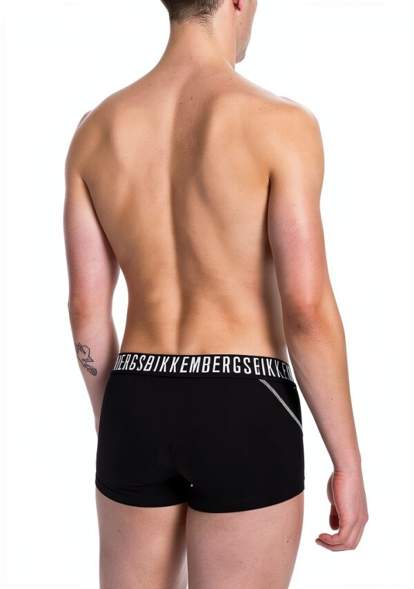 Boxer Uomo Bikkembergs Cotone Elasticizzato Nero Pack 2-1