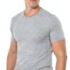 Bikkembergs T-Shirt a Maniche Corte in bambù Uomo Modello BKK1UTS03SI-1