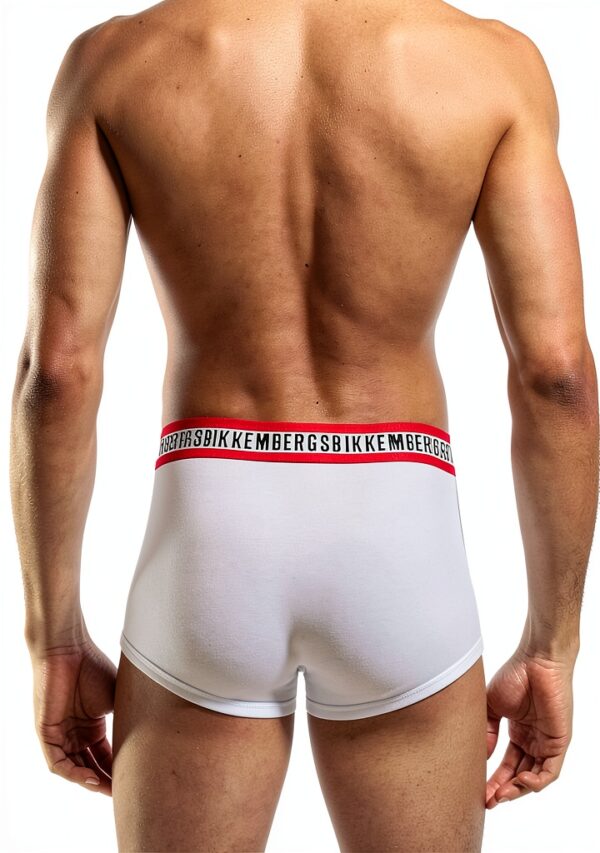Boxer uomo Bikkembergs 3 pezzi elastico cotone Black/Blue/White L-4