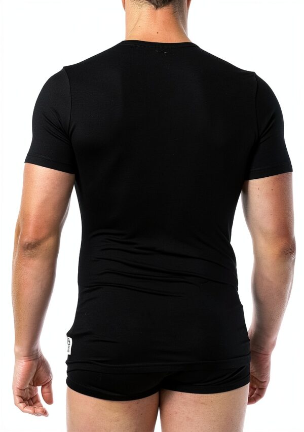 Bikkembergs T Shirt a Maniche Corte in bambù da Uomo BKK1UTS03SI-2