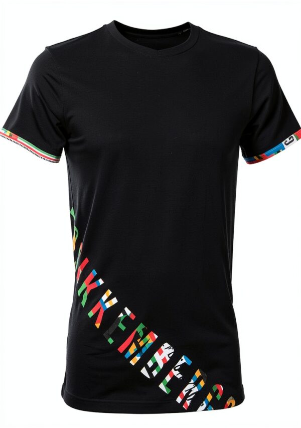 T-Shirt Uomo Maglietta Manica Corta Girocollo Olympic Print Bikkembergs Articolo VBKT04843-1