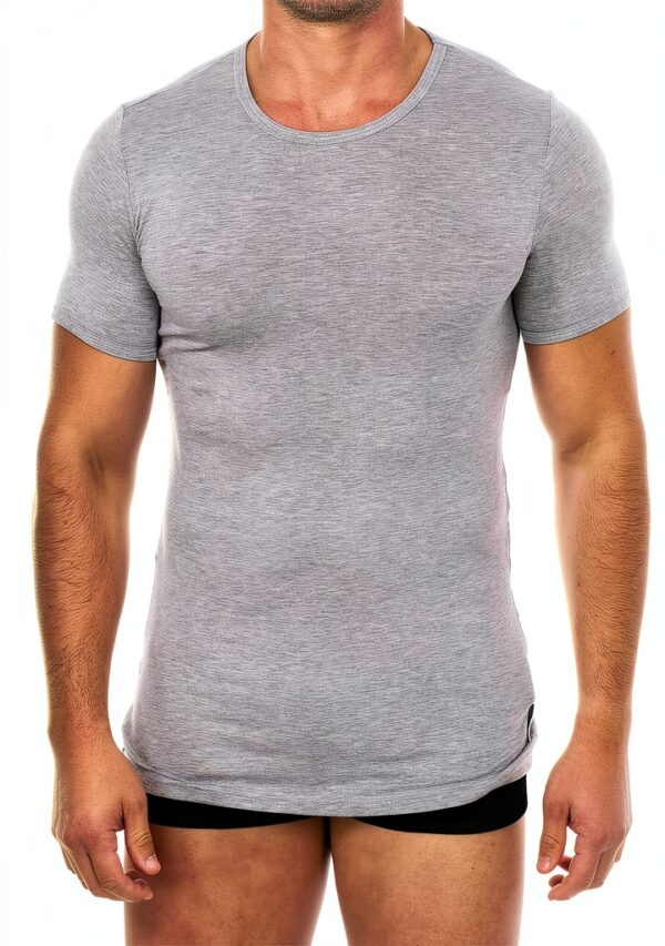 Bikkembergs T-Shirt a Maniche Corte in bambù Uomo Modello BKK1UTS03SI-0
