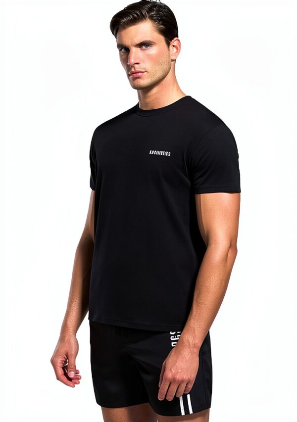Bikkembergs Maglietta con testo stampato Nero.-0