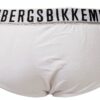 Slip Uomo Bikkembergs Confezione 3 Pezzi Mutande Elastico a Vista Cotone Elasticizzato Underwear Articolo BKK1USP01TR TRIPACK-3