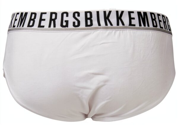 Slip Uomo Bikkembergs Confezione 3 Pezzi Mutande Elastico a Vista Cotone Elasticizzato Underwear Articolo BKK1USP01TR TRIPACK-3