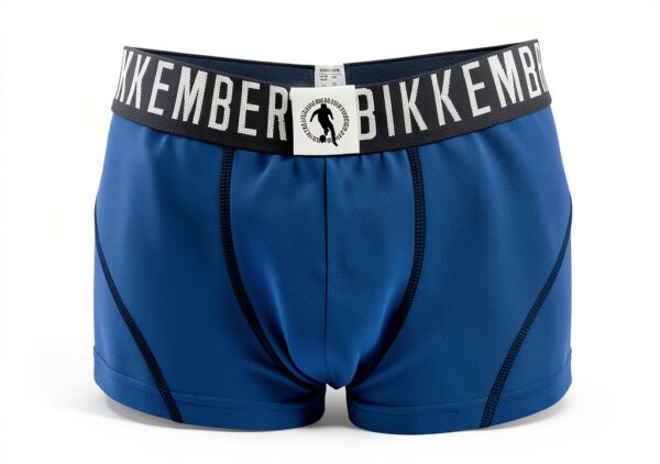 Boxer Uomo Bikkembergs Confezione 2 Boxer Cotone elesticizzato Elastico a Vista Underwear Articolo BKK1UTR06BI BI Pack Trunk-1