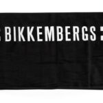 Telo mare piscina Bikkembergs spugna-ciniglia, nero 170x90 cm-0