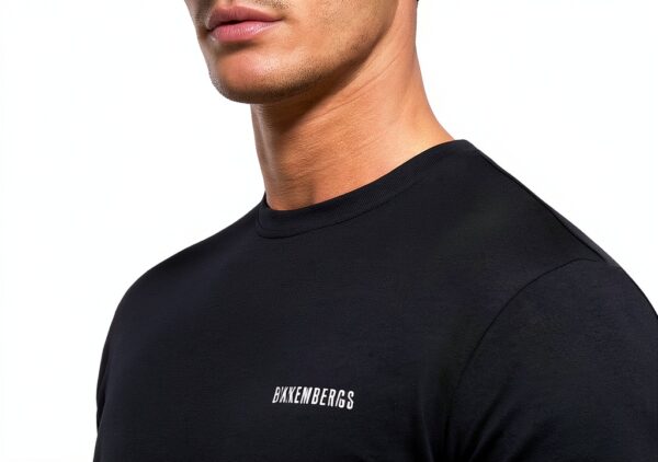 Bikkembergs Maglietta con testo stampato Nero.-1