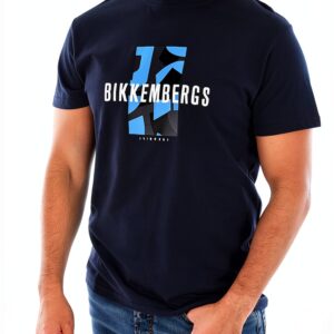 Bikkembergs Maniche Corte BKK3MTS03 Uomo Blu S-0