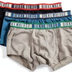 Boxer Uomo Bikkembergs Confezione 3 Capi Elastico a Vista Cotone Elasticizzato Underwear Articolo BKK52UTR29TR-0