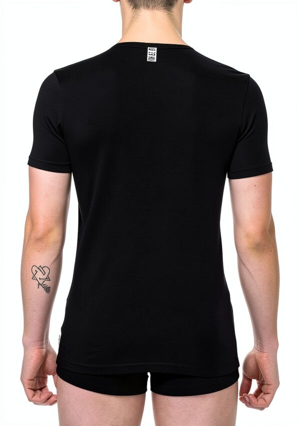 Bikkembergs T-Shirt Uomo Maglietta Manica Corta Girocollo Cotone Elasticizzato Articolo BKK1UTS01SI-1