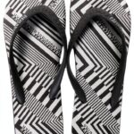 Bikkembergs Infradito uomo mare o piscina con laccio logato articolo BKK2MSR05 series: allover optical-0