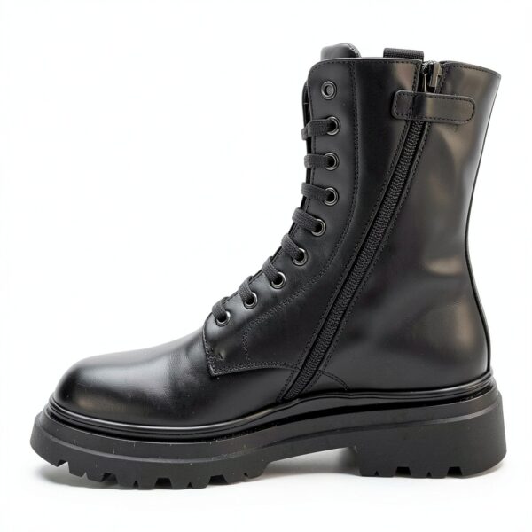Bikkembergs Anfibio Donna K4A5, Tronchetto Nero Allacciato (Nero, Sistema Taglie Calzature EU, Adulto, Donna, Numero, Media, 39)-6