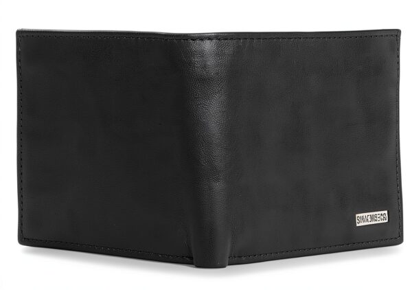 Bikkembergs Portafoglio uomo pelle articolo 7BDD9105 DB-METAL PLATE 2.0 BILLFOLD 8C/C, B74 - Black/Orange, UNICA - ONE SIZE-2