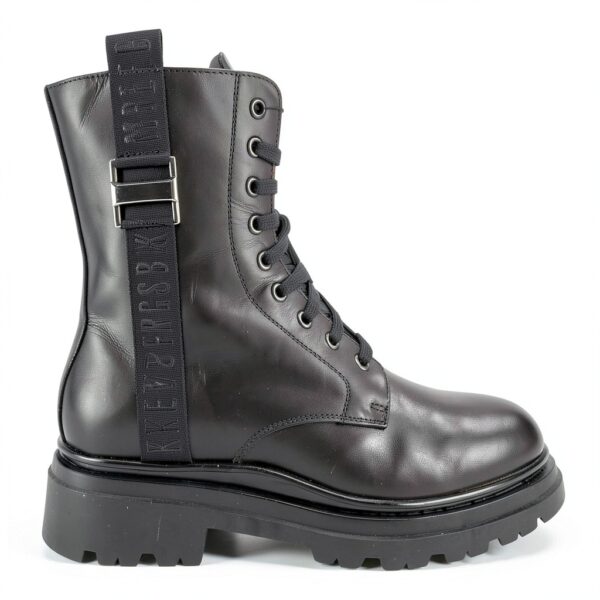 Bikkembergs Anfibio Donna K4A5, Tronchetto Nero Allacciato (Nero, Sistema Taglie Calzature EU, Adulto, Donna, Numero, Media, 39)-3