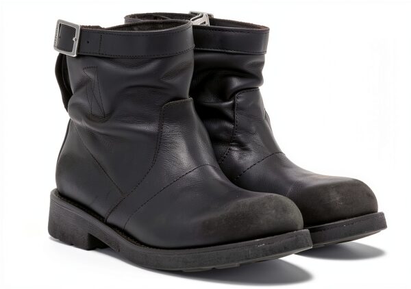 Bikkembergs, Ultra Mini Used Leather, Scarpe Scarponcino Pelle Moda Fashion-0