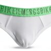 Bikkembergs Slip Uomo Confezione 3 Pezzi Mutande Elastico a Vista Cotone Elasticizzato Underwear Articolo BKK1USP02TR Tri-Pack-1