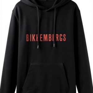 algem Bikkembergs Logo Mens Hoody with Kangaroo Pocket Sweatershirt, Hoodie Size M-0