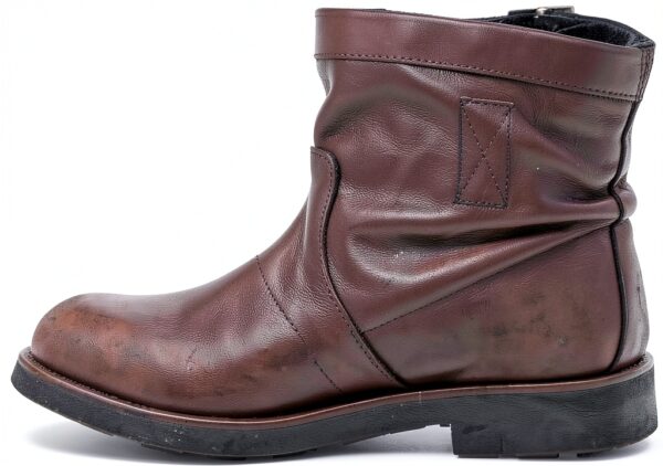 Bikkembergs, Ultra Mini Used Leather, Scarpe Scarponcino Pelle Moda Fashion-2