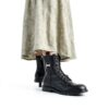 Bikkembergs Anfibio Donna K4A5, Tronchetto Nero Allacciato (Nero, Sistema Taglie Calzature EU, Adulto, Donna, Numero, Media, 39)-5