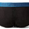 Bikkembergs Slip Uomo Confezione 3 Pezzi Mutande Elastico a Vista Cotone Elasticizzato Underwear Articolo BKK1USP02TR Tri-Pack-3