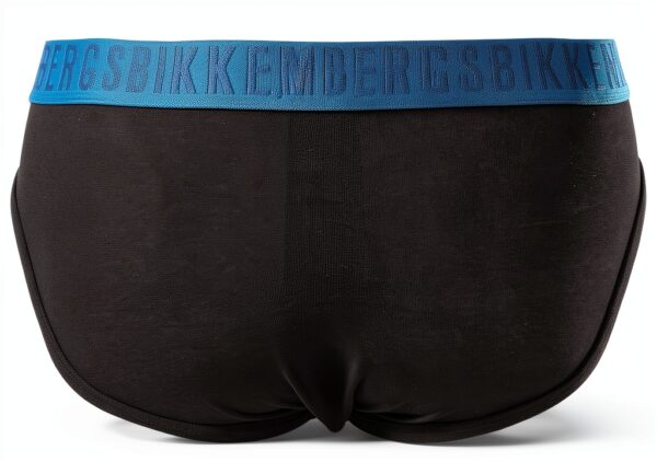 Bikkembergs Slip Uomo Confezione 3 Pezzi Mutande Elastico a Vista Cotone Elasticizzato Underwear Articolo BKK1USP02TR Tri-Pack-3