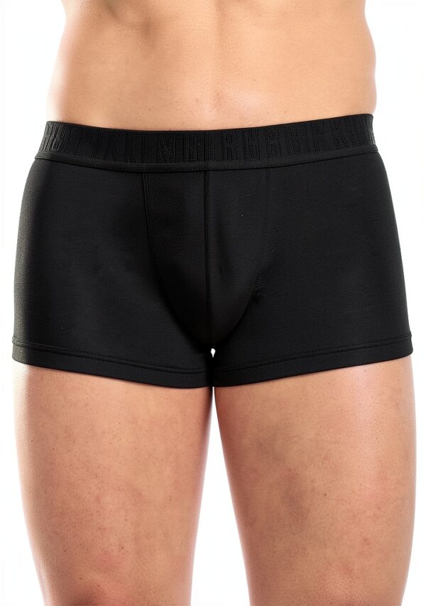 Bikkembergs Boxer Uomo Bamboo BKK1UTR03BI, Confezione da 2, Blu Navy e-3