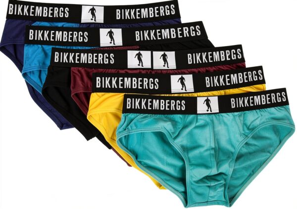 Slip Uomo Bikkembergs Confezione 6 Capi Mixcolor Elasticizzato-0