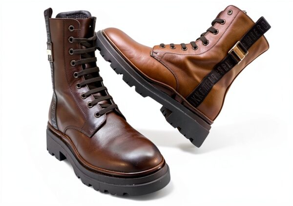 Bikkembergs Anfibio Donna K4A5, Tronchetto Nero Allacciato (Nero, Sistema Taglie Calzature EU, Adulto, Donna, Numero, Media, 39)-7