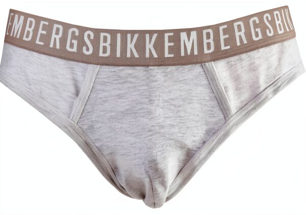 Slip Uomo Bikkembergs Tri-Pack Cotone Elasticizzato Melange Grey XXL-1