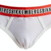 Slip Uomo Bikkembergs Tri-Pack Cotone Elasticizzato Assortito Nero Blu-1