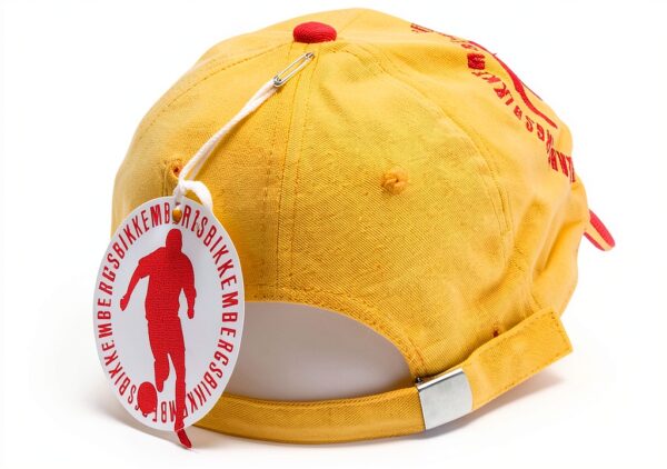 Bikkembergs 0576 Cappellino Uomo Hat in Cotone Giallo/Rosso-1
