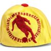 Bikkembergs 0576 Cappellino Uomo Hat in Cotone Giallo/Rosso-2