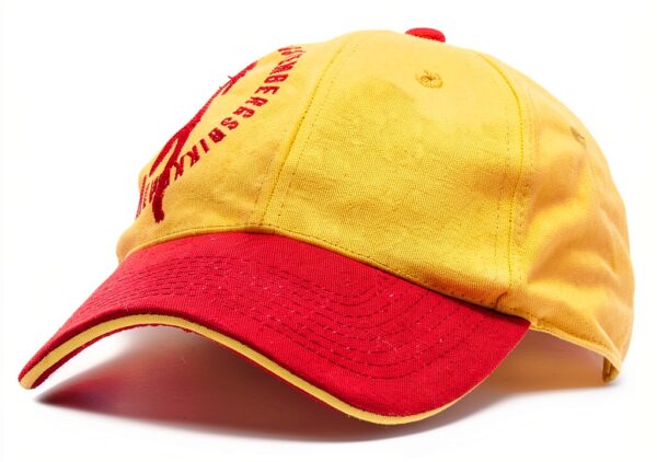 Bikkembergs 0576 Cappellino Uomo Hat in Cotone Giallo/Rosso-0